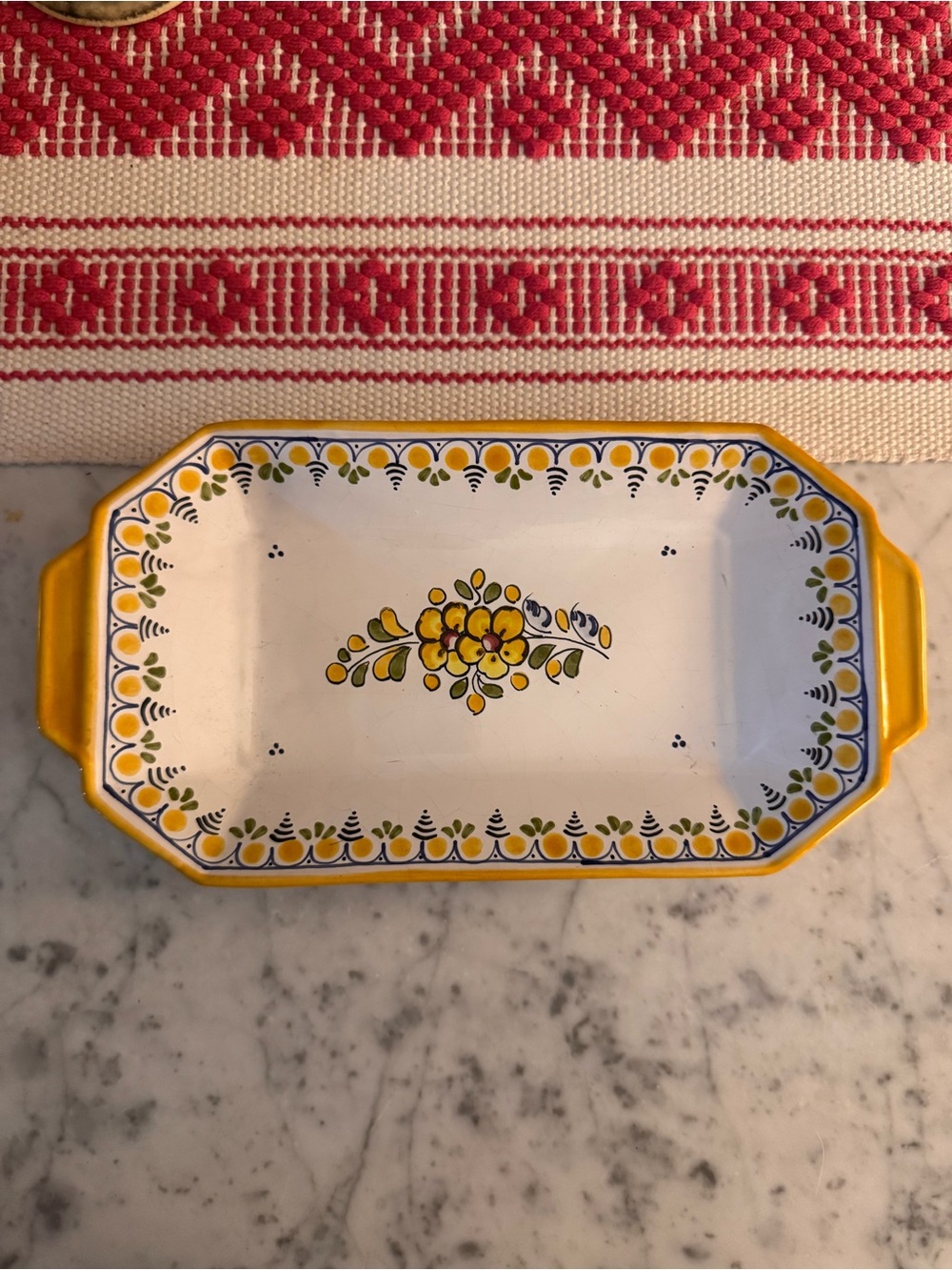 Talavera made in Spain trinket dish or wall hanging